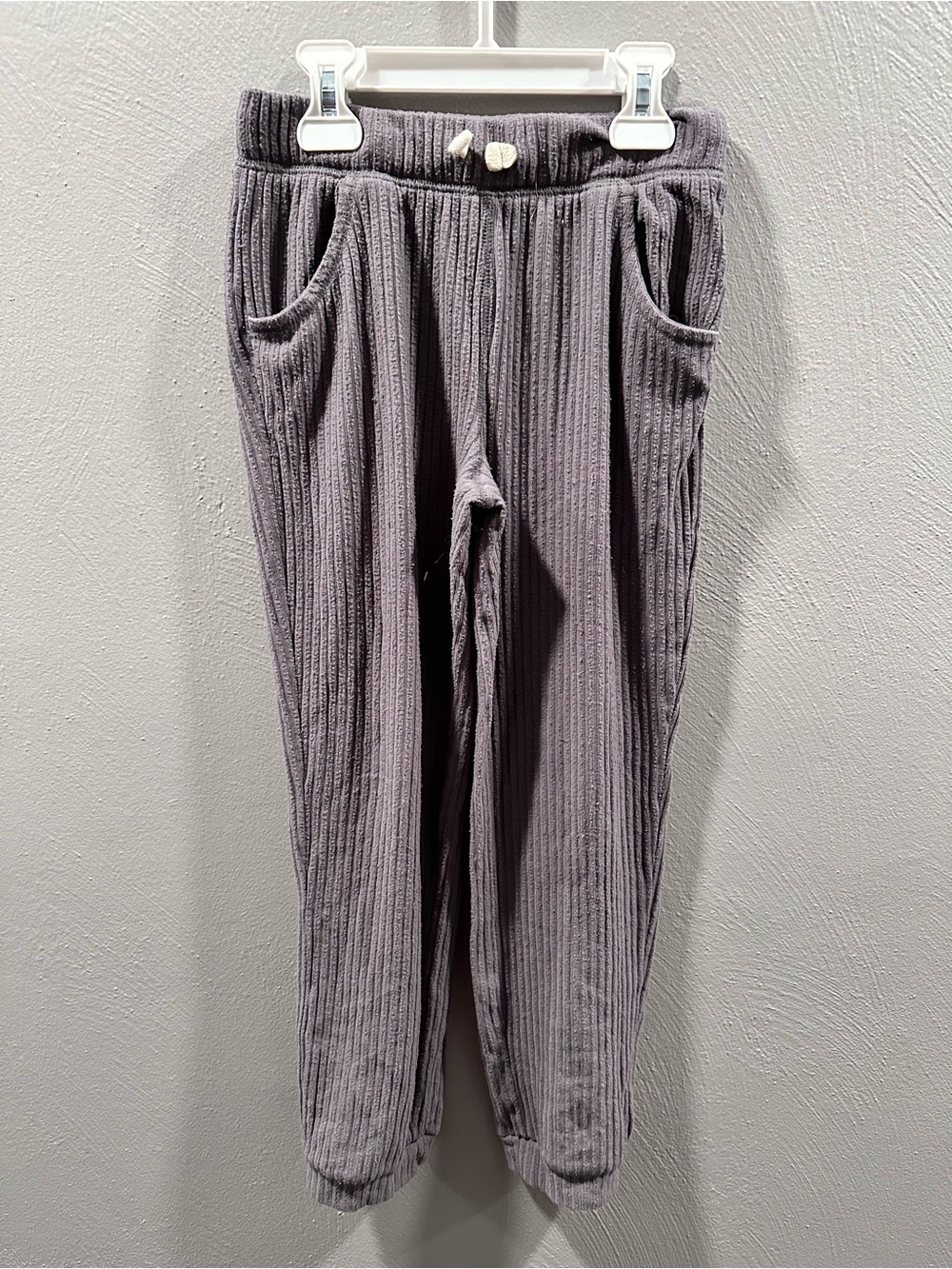 Cat & Jack Ribbed Jogger Pants - Gray